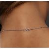 Image 6 : 14KT White Gold 1.07ctw Diamond Pendant With Chain