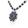 Image 5 : 14KT White Gold 47.29ctw Sapphire and Diamond Necklace