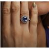 Image 2 : 14KT White Gold 3.02ct Tanzanite and Diamond Ring