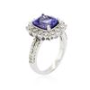 Image 6 : 14KT White Gold 3.02ct Tanzanite and Diamond Ring