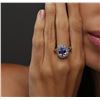 Image 6 : 14KT White Gold 3.35ct Tanzanite and Diamond Ring