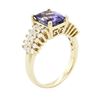 Image 7 : 14KT Yellow Gold 2.47ct Tanzanite and Diamond Ring