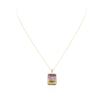 Image 3 : 14KT Yellow Gold 11.21ct Ametrine and Diamond Pendant With Chain