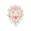 Image 3 : 14KT Rose Gold 7.99ct Morganite and Diamond Ring