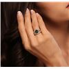 Image 3 : 14KT Yellow Gold 1.63ct Emerald and Diamond Ring