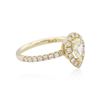 Image 2 : 14KT Yellow Gold 0.89ctw Diamond Unity Ring