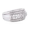 Image 4 : 10KT White Gold 0.55ctw Diamond Ring