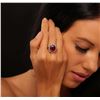 Image 5 : 14KT White Gold 8.81ct Ruby and Diamond Ring
