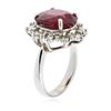 Image 6 : 14KT White Gold 8.81ct Ruby and Diamond Ring