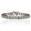 Image 3 : 14KT White Gold 15.06ctw Diamond Tennis Bracelet