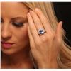 Image 1 : 14KT Two-Tone Gold 4.38ct Tanzanite and Diamond Ring