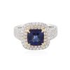 Image 3 : 14KT Two-Tone Gold 2.91ct Tanzanite and Diamond Ring