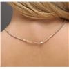 Image 6 : 14KT Yellow Gold 32.61ctw Rough Diamond Necklace With Charm