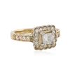 Image 2 : 14KT Yellow Gold 1.78ctw Diamond Ring
