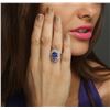 Image 5 : 14KT White Gold 4.16ct Tanzanite and Diamond Ring