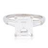 Image 1 : Platinum GIA Certified 3.35ctw Diamond Ring
