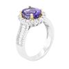 Image 6 : 14KT Two-Tone Gold 2.80ct Tanzanite and Diamond Ring