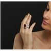 Image 5 : 14KT Yellow Gold 13.71ct Ruby and Diamond Ring