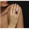 Image 6 : 14KT Yellow Gold 13.71ct Ruby and Diamond Ring