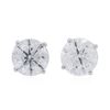 Image 3 : 14KT White Gold 1.74ctw Diamond Stud Earrings