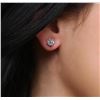 Image 1 : 14KT White Gold 2.08ctw Diamond Solitaire Earrings