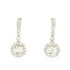 Image 1 : 14KT White Gold 1.55ctw Diamond Earrings