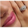 Image 1 : 14KT White Gold EGL Certified 4.02ctw Diamond Ring