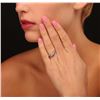 Image 3 : 14KT White Gold 0.61ct Diamond Engagement Ring
