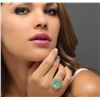 Image 1 : 14KT Yellow Gold GIA Certified 7.70ct Emerald and Diamond Ring