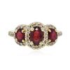 Image 3 : 14KT Yellow Gold 2.18ctw Ruby and Diamond Ring