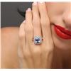 Image 6 : 14KT White Gold 3.10ct Tanzanite and Diamond Ring