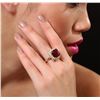 Image 5 : 14KT Yellow Gold 9.79ct Ruby and Diamond Ring