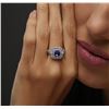Image 6 : 14KT White Gold 1.61ct Tanzanite and Diamond Ring