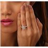 Image 3 : 14KT White Gold 1.29ctw Diamond Ring
