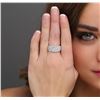 Image 5 : 14KT White Gold 2.98ctw Diamond Ring