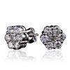 Image 2 : 14KT White Gold 1.65ctw Diamond Earrings