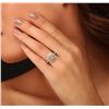 Image 3 : 18KT Two-Tone Gold 1.32ctw Diamond Engagement Ring