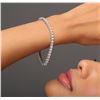 Image 1 : 14KT White Gold 3.24ctw Diamond Tennis Bracelet