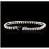 Image 7 : 14KT White Gold 3.24ctw Diamond Tennis Bracelet