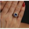 Image 6 : 14KT Yellow Gold 1.54ct Tanzanite and Diamond Ring