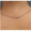 Image 6 : 14KT Two-Tone Gold 1.61ctw Diamond Pendant With Chain