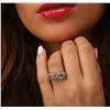 Image 2 : 14KT White Gold 1.77ctw Diamond Ring
