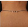 Image 5 : 14KT White Gold 3.23ctw Diamond Pendant With Chain