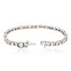 Image 7 : 14KT White Gold 2.81ctw Diamond Tennis Bracelet