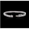 Image 7 : 14KT White Gold 2.82ctw Diamond Bracelet