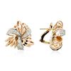 Image 4 : 14KT Rose Gold 0.50ctw Diamond Earrings