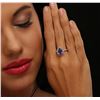 Image 3 : 14KT Rose Gold 2.77ct Tanzanite and Diamond Ring
