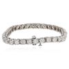 Image 4 : 14KT White Gold 7.23ctw Diamond Tennis  Bracelet