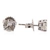 Image 2 : 14KT White Gold 1.82ctw Diamond Solitaire Earrings