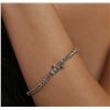 Image 5 : 14KT White Gold 5.34ctw Diamond Tennis Bracelet